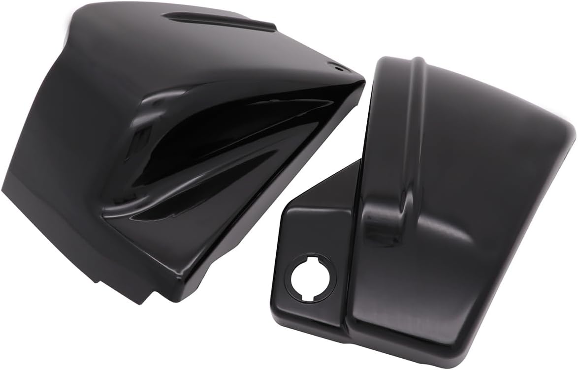 Left Right Battery Fairing Cover Side Panel for Yamaha V Star 650 DragStar Classic Custom XVS650 XVS650A, Gloss Black