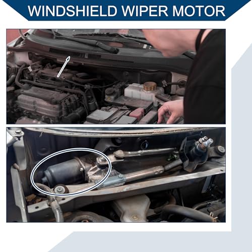 Image of No.852035 Windshield Wiper Motor for Ford for Mustang 1999-2004 / Front Wiper Motor / 5 Pin Replacement / 1Pcs