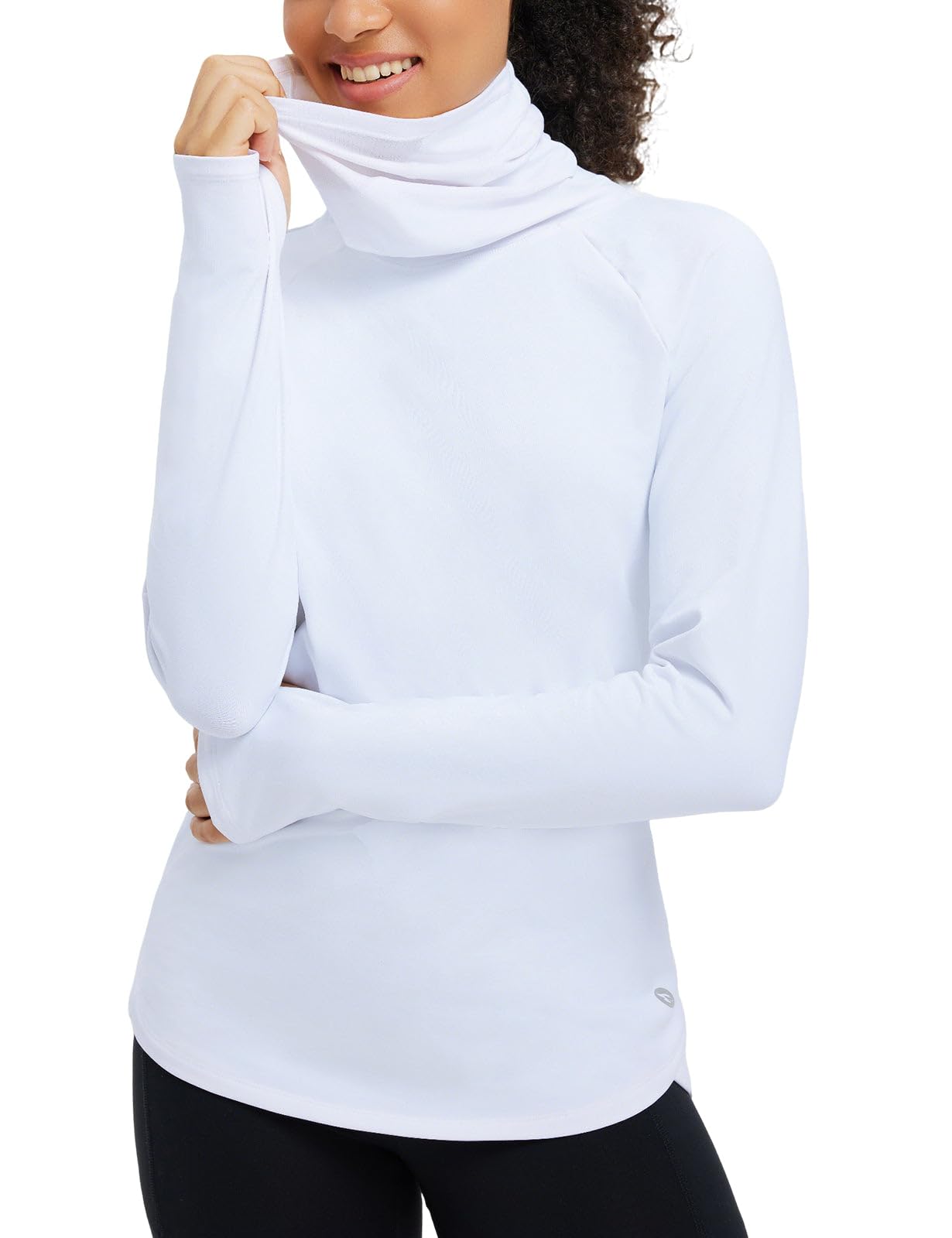 baleaf Women's Thermal Turtleneck with Face Mask
