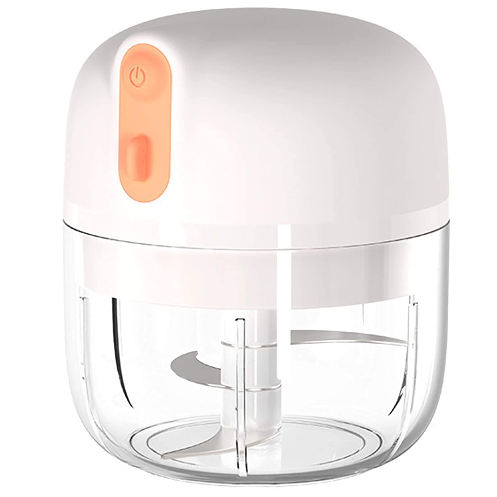 CJCSM Electric Mini Garlic Chopper, Portable Food Chopper, Portable Blender Food Processor for Garlic, Vegetables, Fruits, Meat, Onions 250 Ml