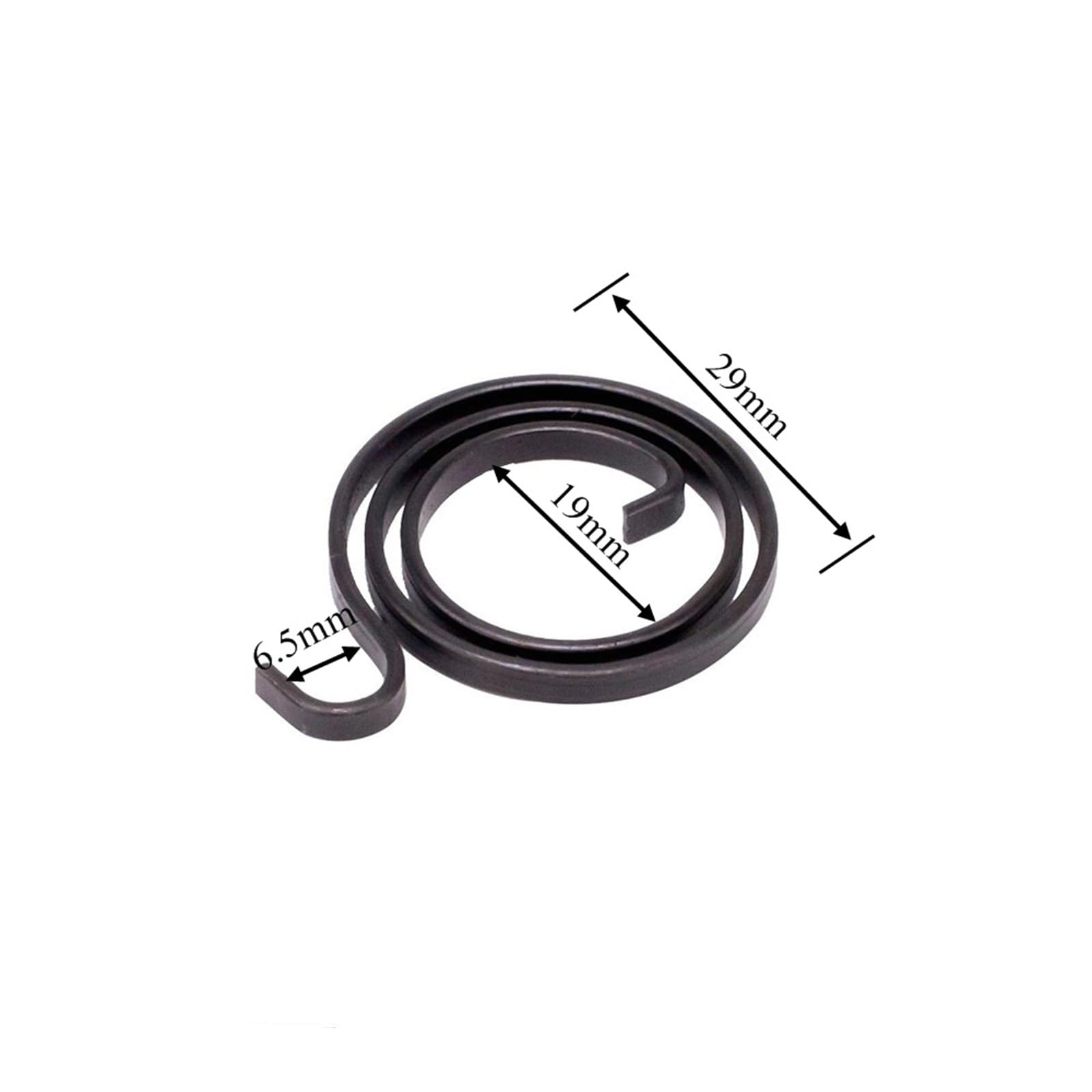 Juego De Resortes De Repuesto Para Manillas De Puerta - 5 Piezas, Acero Inoxidable, Color Negro | Compatible Con Puertas Interiores Izquierdas Y Derechas