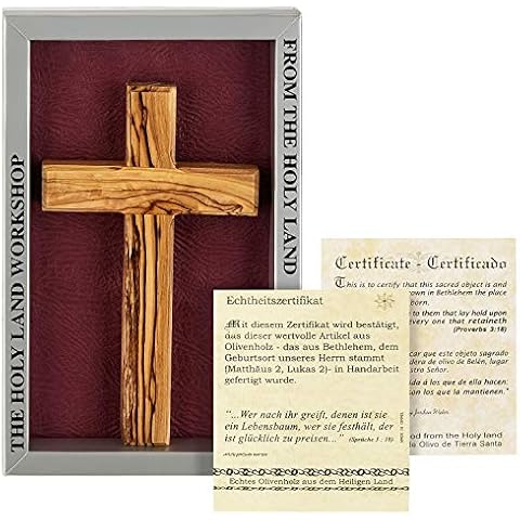MaMeMi Wooden cross made from olive wood Cover