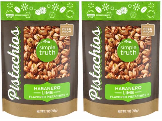 Generic Pack Of 2 Habanero Lime Flavored Pistachios 7 oz