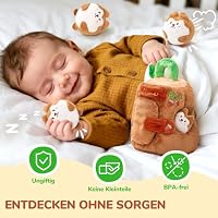 JoyCat Baby Spielzeug 6-12 Monate, Montessori BabySpielzeug Baumhaus – Ansicht 4