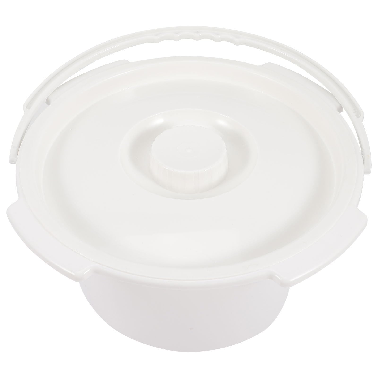 Cubo para Silla Orinal Mayores con Tapa, Cubo de Orina Grueso de Pp para Ancianos y Discapacitados, Práctico y Resistente para Uso en Hospital y Cama