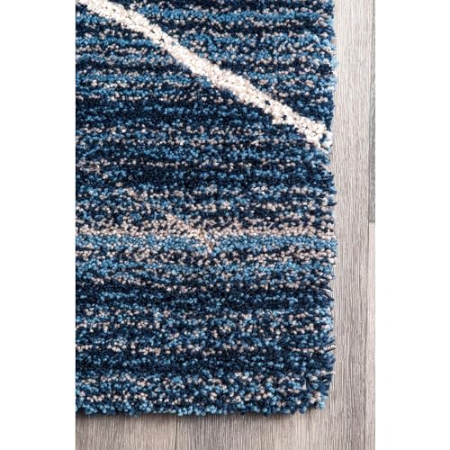 Image of Carpet for Living Room, Bedroom and Hall Handmade Microfiber Cozy Soft and Fluffy Shaggy Area Rug with 2 inch Thick Anti Skid Rug 6x8 feet Carpets23