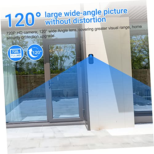 BESTonZON campainha visual bateria recarregavel bateria recarregável carrilhão de campainha com fio