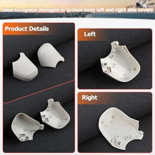 Image of 2PCS for DJI Mini 4 Pro Side Cover Replacement for DJI Mini 4 Pro Gimbal Side Caps Protective Cover Drones Accessories Parts with Tools(Left +Right)