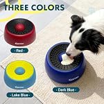 Rolling Ball Dog Lick Bowl, Slow Feeder Dog Bowls, Non-Slip Design, Interactive Dog Licking Toy & Dog Enrichment Toys, Dog Lick Ball Bowl for Wet Food, Yogurt, Bone Broth, Nutrient Solution (Blue) - Image 6