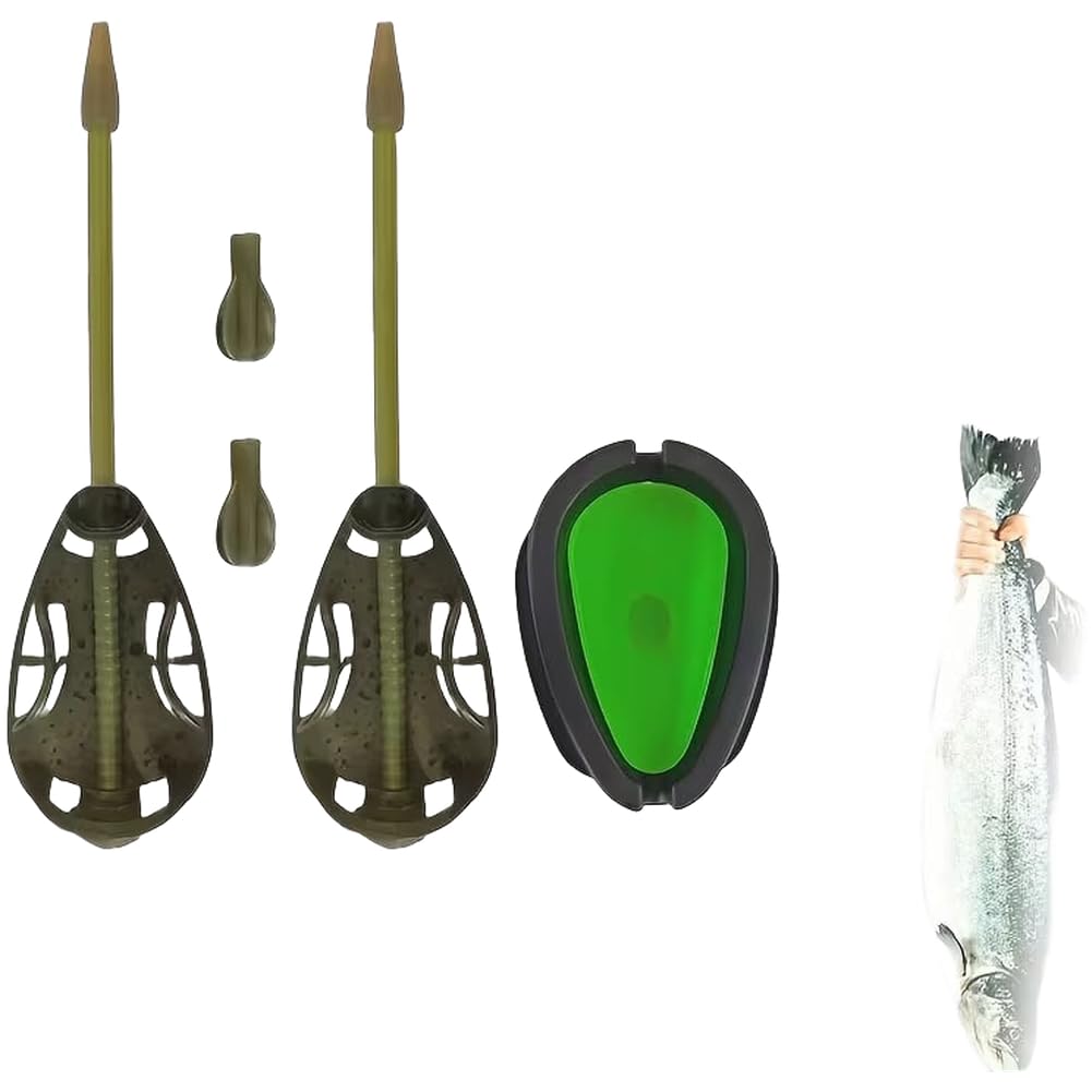 ZYNCUE Carp Fishing Feeder Bait Cage With Zinc Alloy Inline Feeder 30G 40G 50G 60G