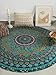Popular Handicrafts Round tapestry Indian Ombre Mandala Roundie Beach Throw Tapestry wall hanging Hippy Boho Gypsy Cotton Tablecloth Yoga Sheet 50