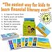 Future Fortunes Academy Financial Literacy Flash Cards - 52 Educational Game Cards - Money Learning Resources - Learn Cashflow, Stock, Saving, Budget & More - Great for Teaching Kids in Middle School