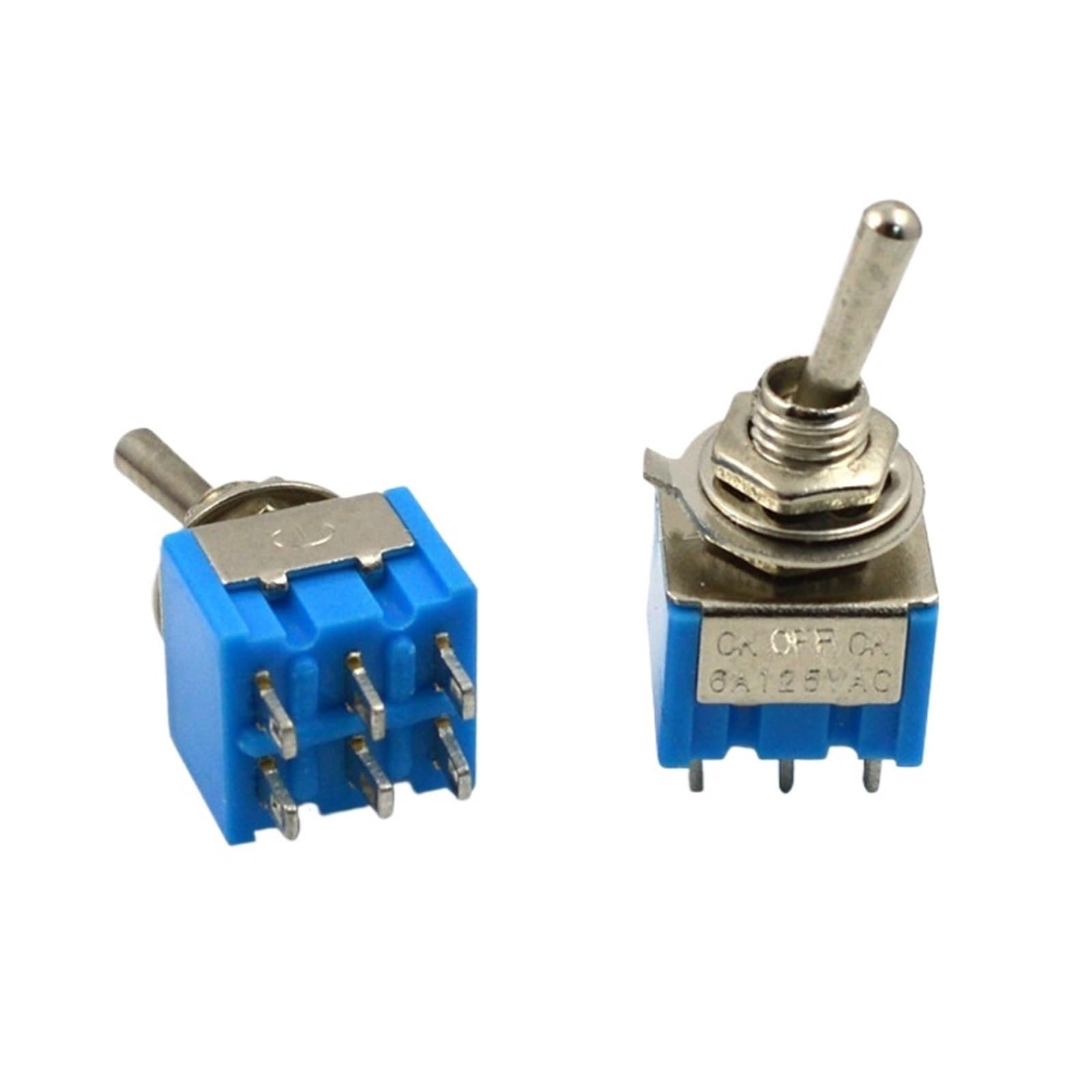 Interrupteur à bascule autobloquant 6 mm MTS203 évite les faux contacts électriques