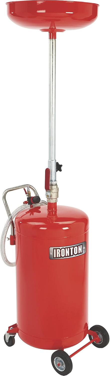 Ironton Air-Operated Waste Oil Drainer - 20-Gallon Tank