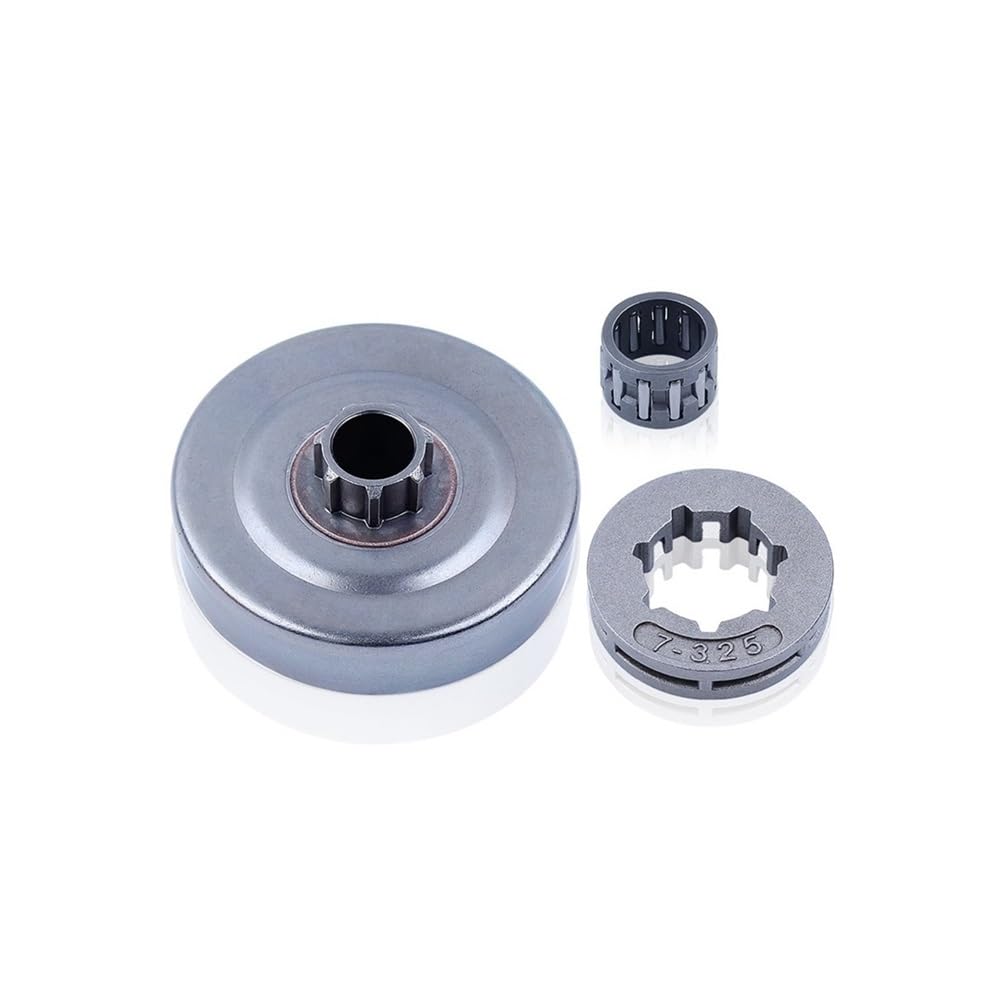 Kit de cojinete de Agujas de Rueda Dentada de Tambor de Embrague de Cadena de 7 Dientes 325 Compatible con Motosierra MS170, MS180, MS210, MS230, MS250 023, 025 y 018