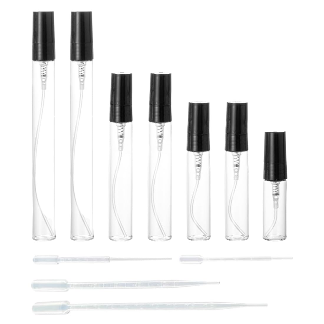 7 Pcs Profumo Viaggio Mini Profumi Ricaricabili Flacone Spray Vuoto Nebulizzatore Per Profumo Ricaricabile Nebulizzatore Tascabile Per Viaggi E Uscite Con Contagocce
