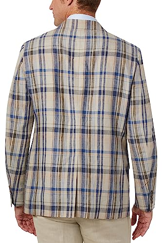 Lauren Ralph Lauren Mens Lassiter Linen Classic Fit Two-Button Blazer Tan 38S2