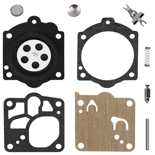 AERZETIX - C73177 - Kit de réparation et membrane de carburateur pour tronçonneuse - compatible avec Husqvarna 365 , 372 X-TORQ K10-RWJ , K960