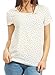 Produktbild ONLY Damen Onlfirst Ss Mix Aop Top Noos Wvn Top, Mehrfarbig (Cloud Dancer AOP: BLACK Small Stars), 34