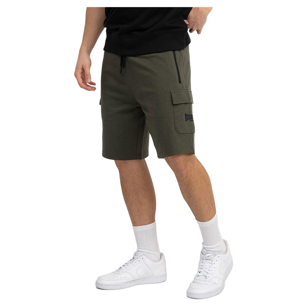 Lonsdale London TOTTON Männer Short Oliv Basics, Casual Wear, Streetwear