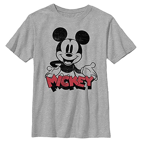 Disney Characters Oh Boy's Heather Crew Tee
