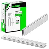 meite Drucklufttacker Klammern 16 mm, 18 Gauge Tackerklammern, 5,7 x 16 mm – 4.000 Stück verzinkte Heavy-Duty Klammern Typ 90 für Polsterarbeiten, geeignet für Drucklufttacker