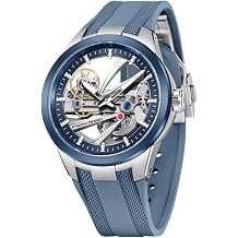 Pagani Design Mechanical Skeleton Watch, Automatic Winding, Sapphire Crystal, Fluoro Rubber Strap, Luxury Business, Casual, Water Resistant, Luminous Mens Watch