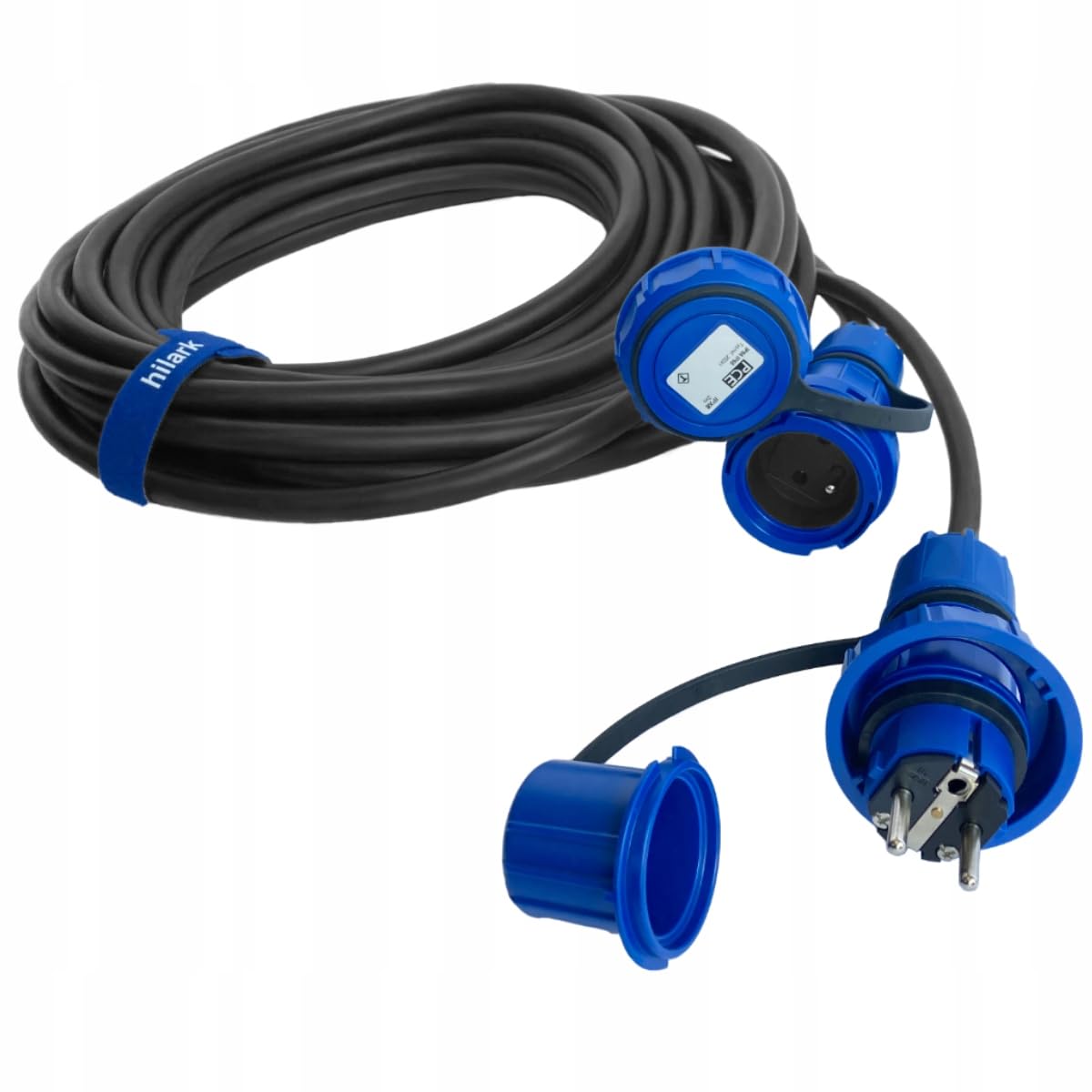 Hilark Cable Tech Unterwasser-Gummiverlängerungskabel H07RN-F 3x2,5 1m
