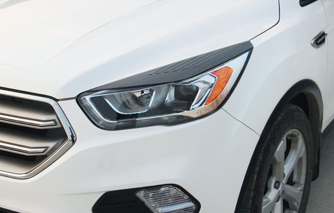 Faro Sopracciglio Copertura del Sopracciglio Palpebra Anteriore Sopracciglia per Kuga/Escape 2017-2019 Adesivo Decorativo per Fanale Accessori Auto