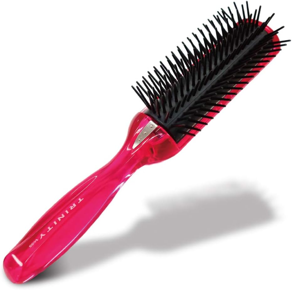 Anti Static Hairbrush [Made in Japan] 7 Row Curly Hair