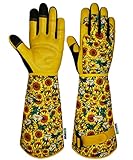 [Sungale] LXL a1097MSUPSAV Gardening Gloves for Women and Men, Thorn Proof Garden Gloves,Work Gloves,Gardening Gifts