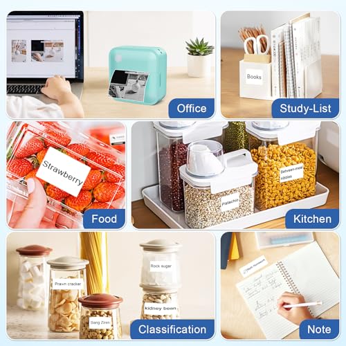 Vfu BLUETOOTH LABEL MAKER Machine, Mini Printer Sticker Maker thumb #7