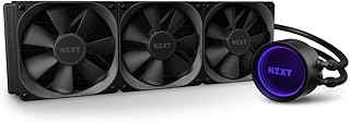 NZXT Kraken X73 360mm - RL-KRX73-01 - AIO RGB CPU Liquid Cooler - Rotating Infinity Mirror Design - Improved Pump - Powered By CAM V4 - RGB Connector - Aer P 120mm Radiator Fans (3 Included)