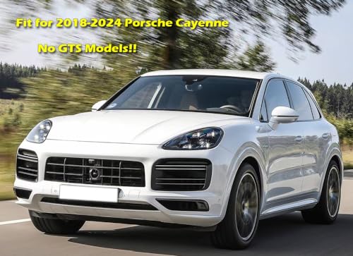 Image of Mud Flaps Splash Guards Compatible with Porsche Cayenne 2019-2024 | Not for GTS or Coupe, Front Rear Mud Guards Set of 4, Black