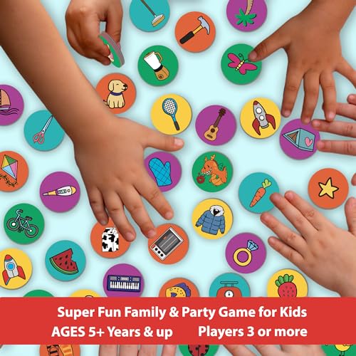 Image of Chalk and Chuckles Not that One Board Games for Kids, Fun Guessing Game, Age 4-99, Educational Toys for Kids 5+ Years, Gifts for Boys & Girls 6, 7, 8, 9 and Up, Travel Friendly Family Card Games