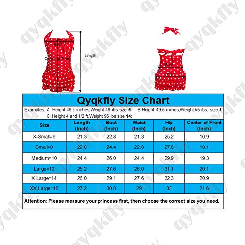 Qyqkfly Polka Dot Girls Bathing Suits Adjustable Swimsuits (Fba) Red #TOP6