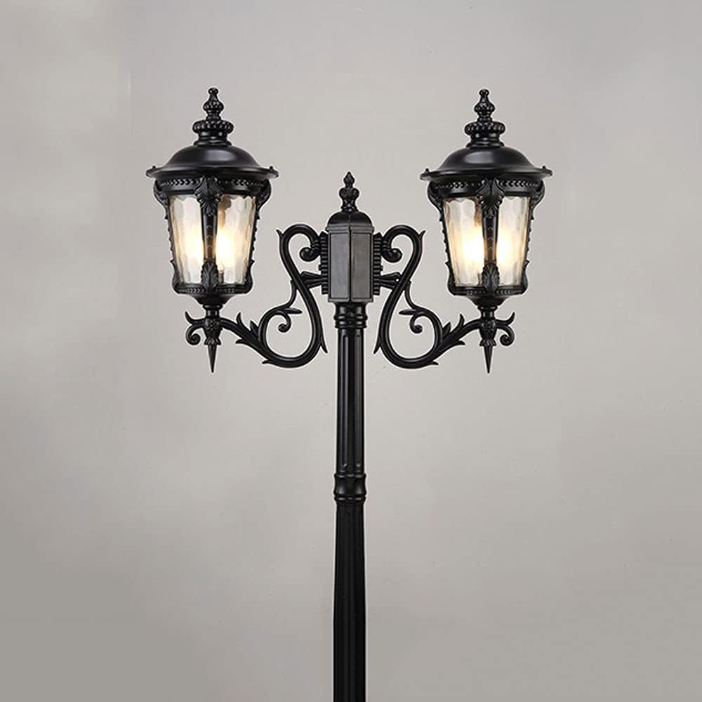 Lámpara de Poste Exterior Retro de Aluminio 295 cm