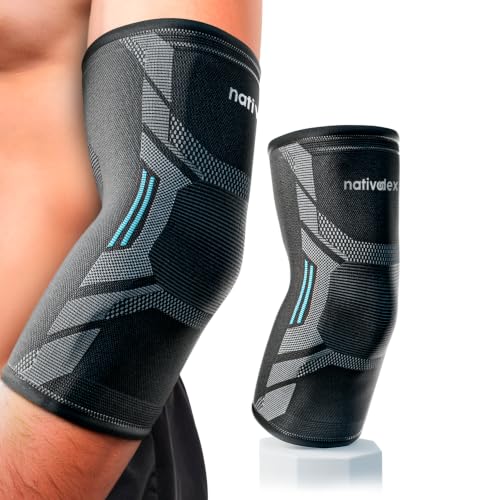 Image of NativoDex Elbow Support for Men & Women, Tennis Elbow & Golfers Elbow