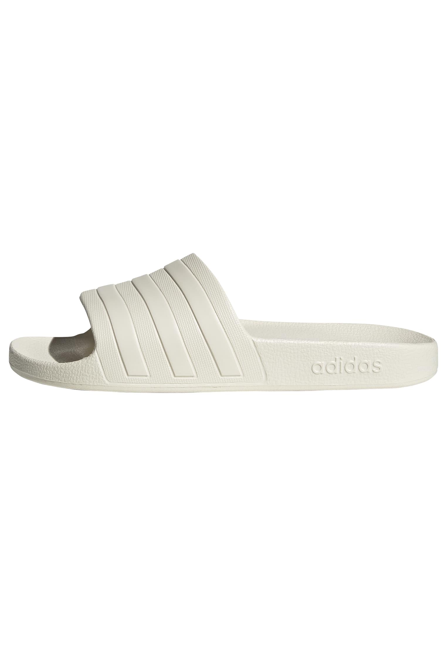 adidas Sportswear Womens Adilette Aqua Slides, Owhite/Owhite/Owhite, Size 8, Women