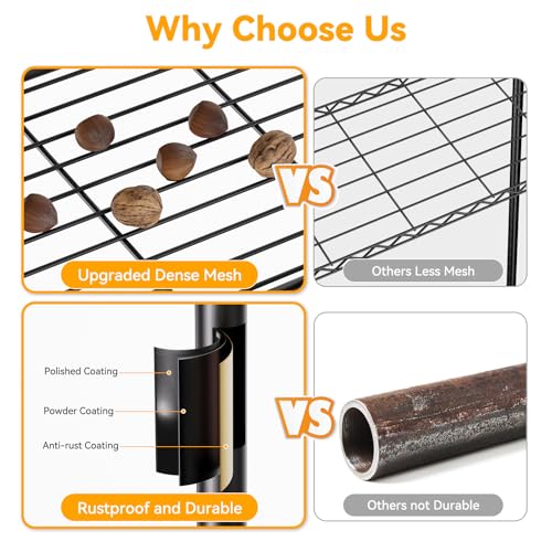 50% Off BolDuck 3-Tier Metal Shelf Organizer with Wheels