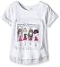 Dream Star Girls' Short Sleeve "Framed Girls" Screen with Lace Trim