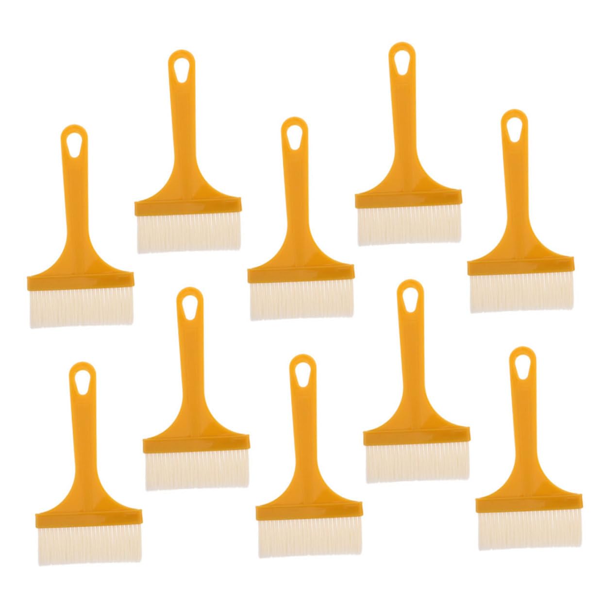 POPETPOP 10pcs Plastic Basting Brush for Cooking Baking and Bbq Brush for Sauces and Oils Lightweight Kitchen Essential Compact Design