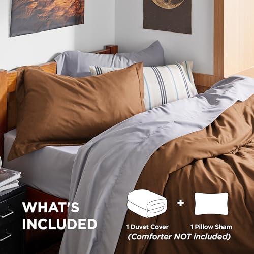 image for Bedsure Duvet Cover Twin/Twin XL Size - Soft Double Brushed Bedding Se