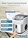 COWSAR Nugget Ice Makers Countertop, Soft Chewable Crushed Ice Maker Machine, Portable Pebble Ice Maker Countertop, 34Lbs/Day, Self-Cleaning, One-Button Operation Ice Machine for Home Kitchen Party