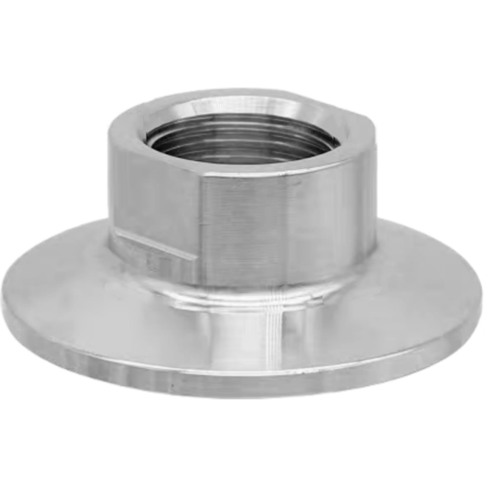 5 szt. Potrójny zacisk ze stali nierdzewnej do adaptera z gwintem żeńskim NPT - złącze tulejkowe 64 mm do zastosowań pneumatycznych i hydraulicznych(1" Tricl-1/2" NPT Female)