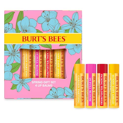 Burt's Bees In Full Bloom Lip Balm Set, 100% Natural Origin...