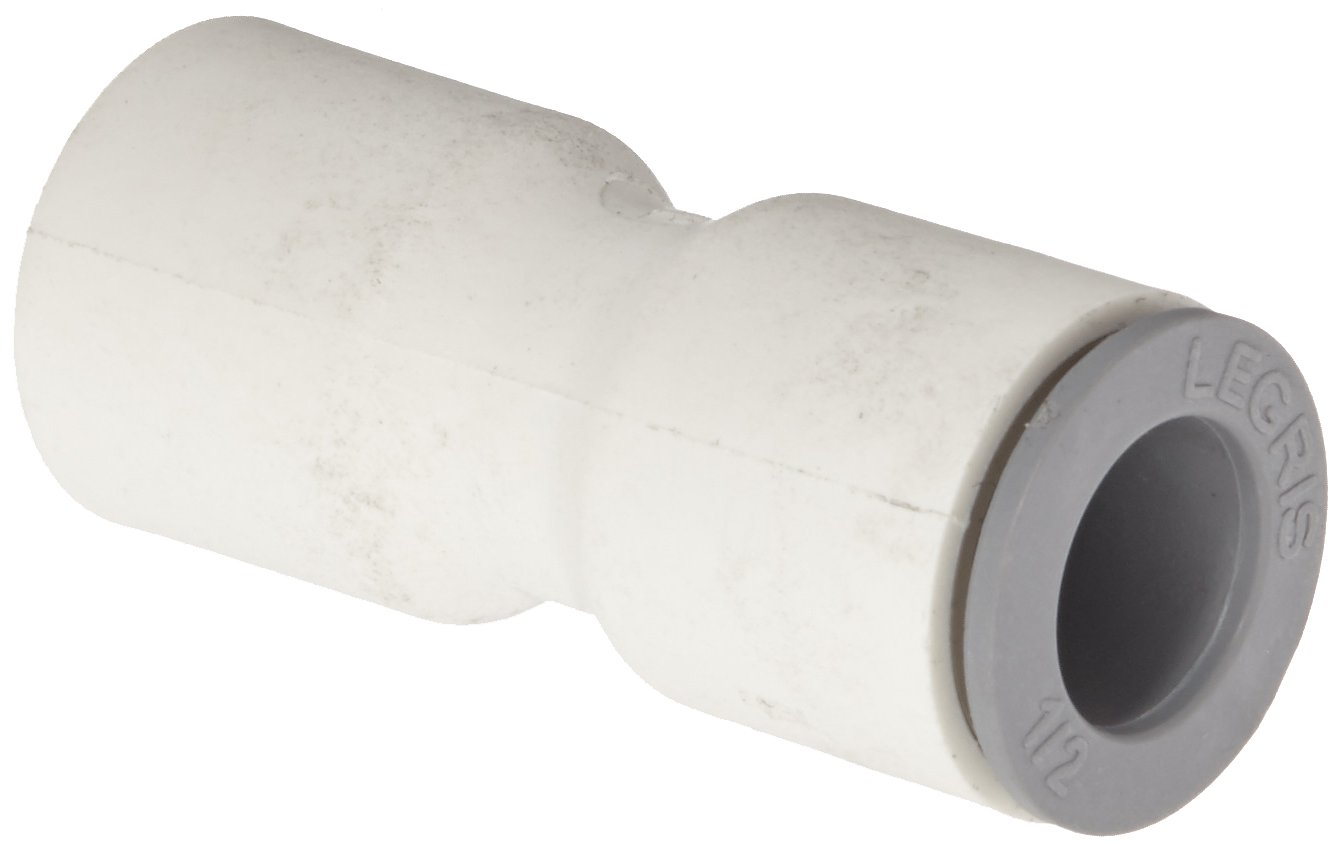 Legris 6306 60 62WP2 LIQUIfit Push-to-Connect Fitting, Inline Union, 1/2" x 3/8" Tube OD