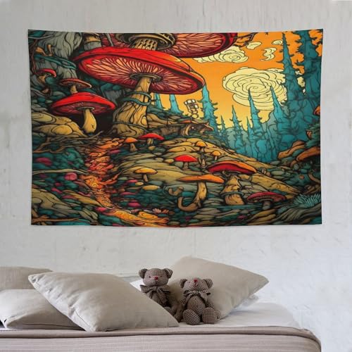 Tapisserie champignon 3D : la solution pour rafraîchir un mur sans peindre
