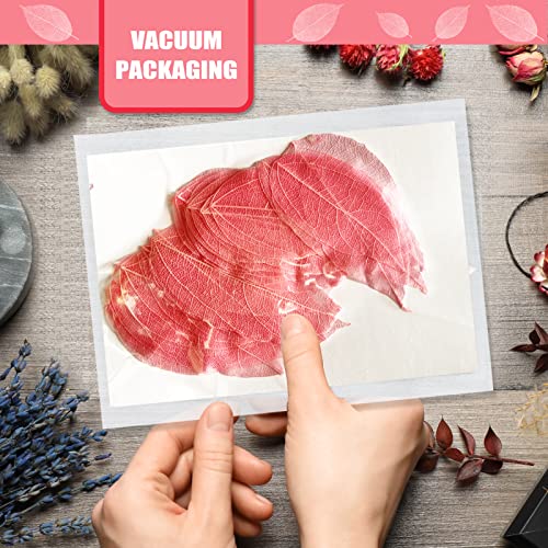 Hojas Esqueletos Secas Rosadas para Resina 42 piezas miniatura 6