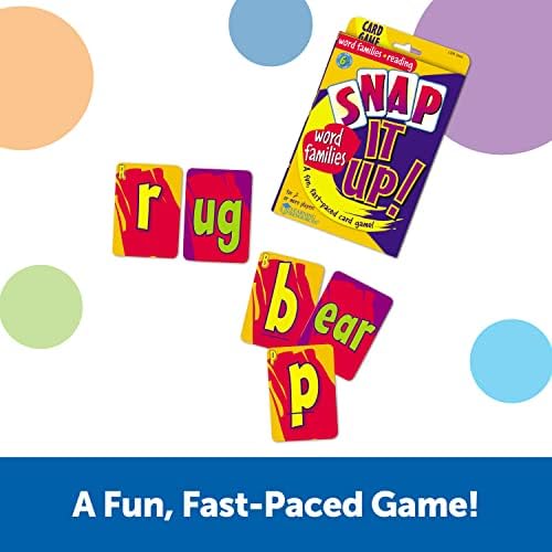 Learning Resources Snap It Up! Phonics & Reading Card Game, Homeschool, Reading Game, 90 Cards Included, Ages 6+ 2 51TpV8kkiML. AC